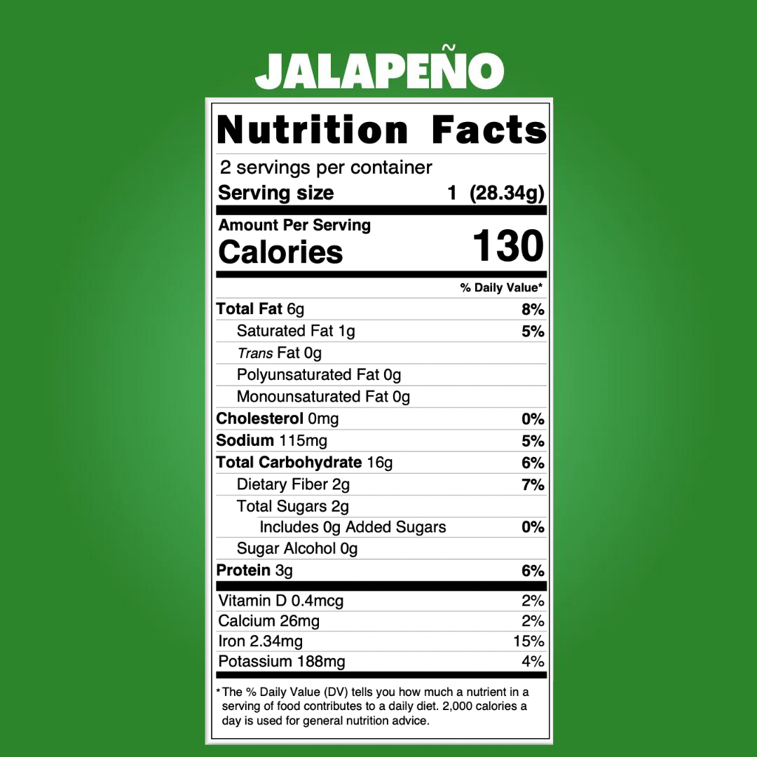 Jalapeño Mix Nut Free 2oz