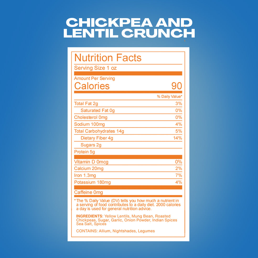 Chickpea and Lentil Crunch 5 Pack