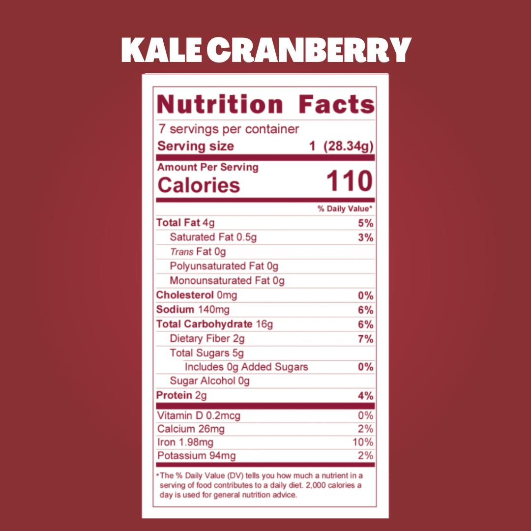 Kale & Cranberry Mix Nut Free