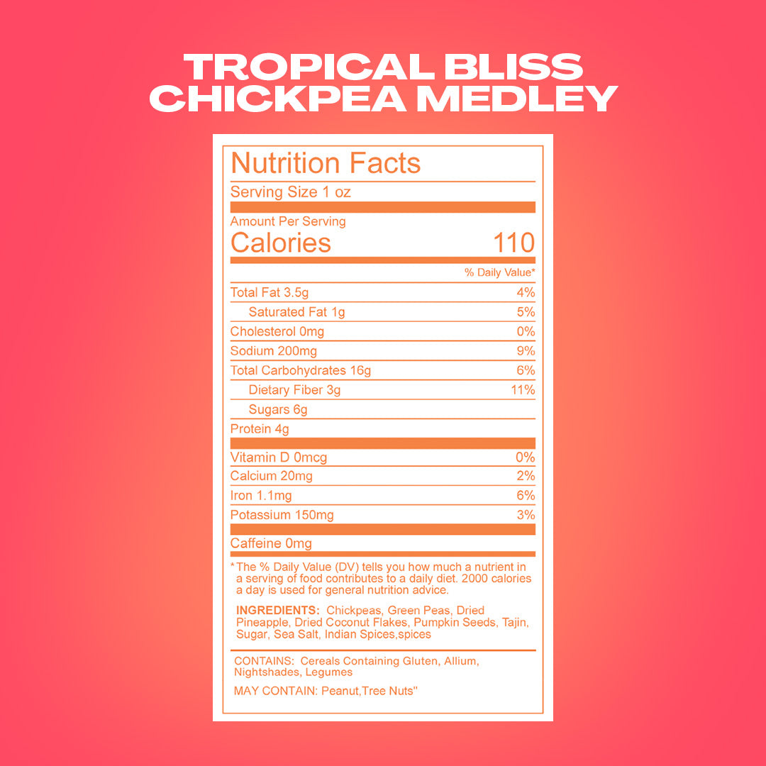 Tropical Bliss Chickpea Medley 5 Pack