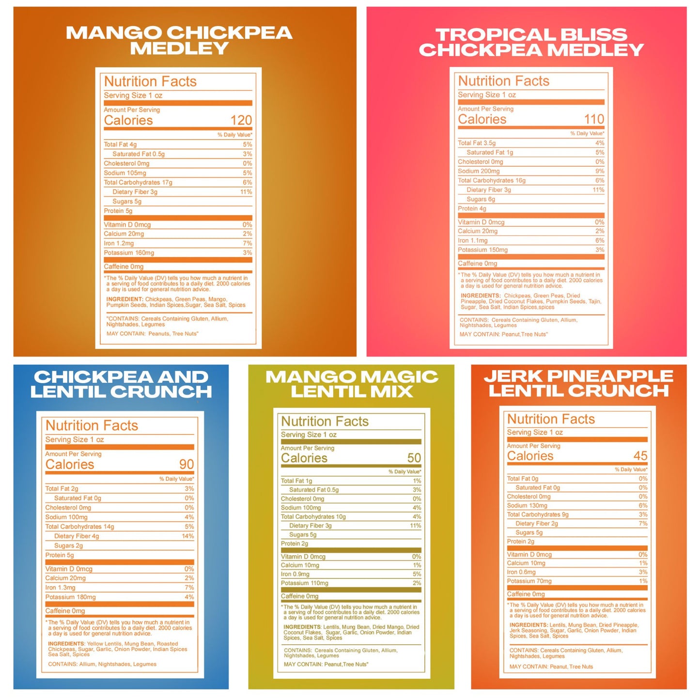 Chickpea and Lentil Variety Pack
