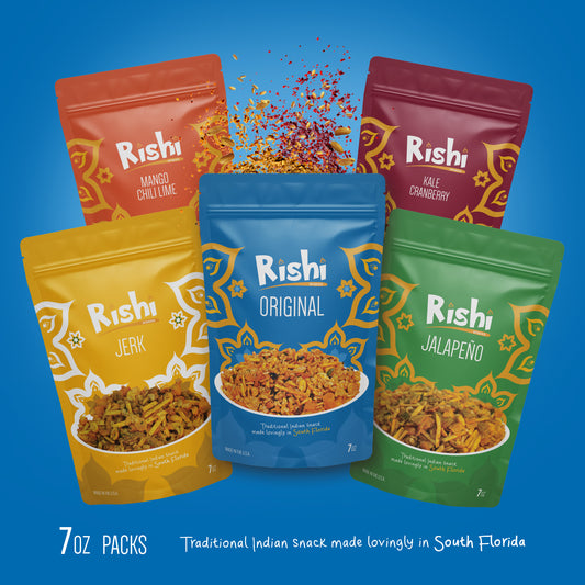 Rishi Snacks Assorted 7oz 5 Pack